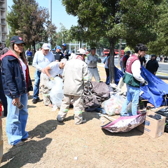 El despliegue interinstitucional abarcó dos puntos sobre la Avenida Paseo de la Reforma: uno a la altura de la calle Violeta, y otro en el cruce en Eje 1, en la colonia Morelos, donde se logró: