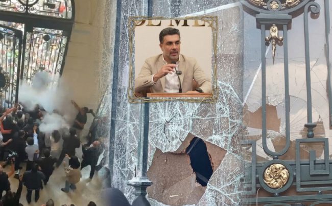 El origen de los destrozos en el Congreso de la CDMX tema tiene muchas lecturas políticas, pero parece claro que el principal afectado en este caso, el perdedor, es Sesma. FOTOS: Especial