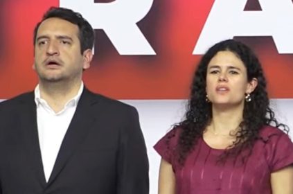 Tanto Luisa María Alcalde como Andy López Beltrán vieron truncadas sus esperanzas de convertirse en candidatos de su partido a la CDMX en 2030. Luisa también tendrá que buscar una diputación federal en 2027. A los dos les va a servir el fuero. FOTO:  Especial
