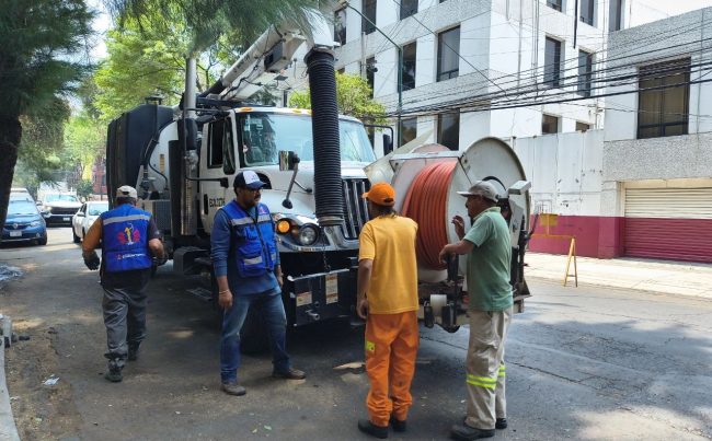 Aplican operación Vactor en la Doctores contra inundaciones