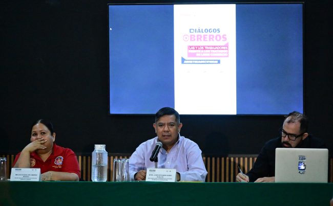 El Congreso de la CDMX abrió sus puertas para entablar un diálogo con representantes de sindicatos, nacionales e internacionales, acerca de los tratados de libre comercio y sus implicaciones en las condiciones laborales de la clase trabajadora. FOTO: Especial