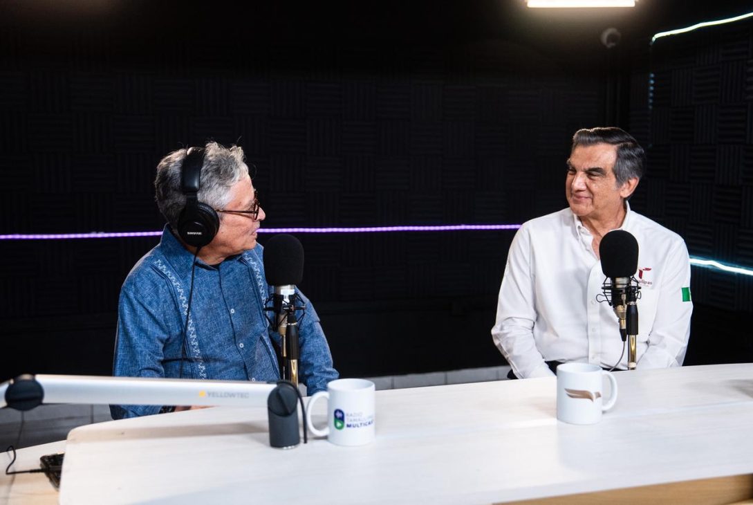 * Durante Diálogos con Américo, subraya avances en el proceso de reconstrucción del tejido social a través del DIF Tamaulipas y el programa Lazos de Bienestar en beneficio de las y los niños tamaulipecos. FOTO: Especial