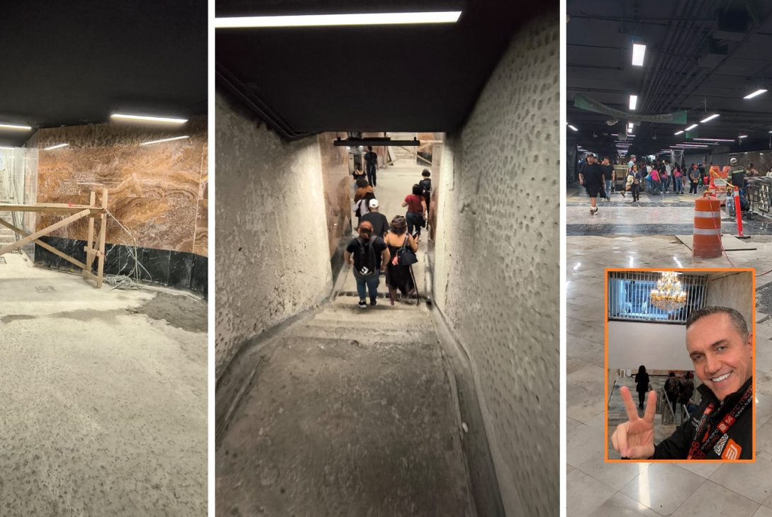 No queda claro si es más irrisorio o de pena ajena ver al director general del Metro, Monsieur Adrián Rubalcava, expresando frases en que no sólo hace el ridículo, sino que seguramente queda mal con la presidenta Claudia Sheinbaum. FOTOS: RRSS y CDMX Magacín