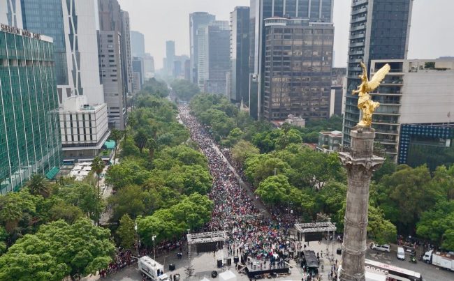 “Queremos que quienes nos visiten durante el Mundial encuentren una ciudad vibrante, incluyente y profundamente humana”, afirmó Brugada. FOTOS: Especial
