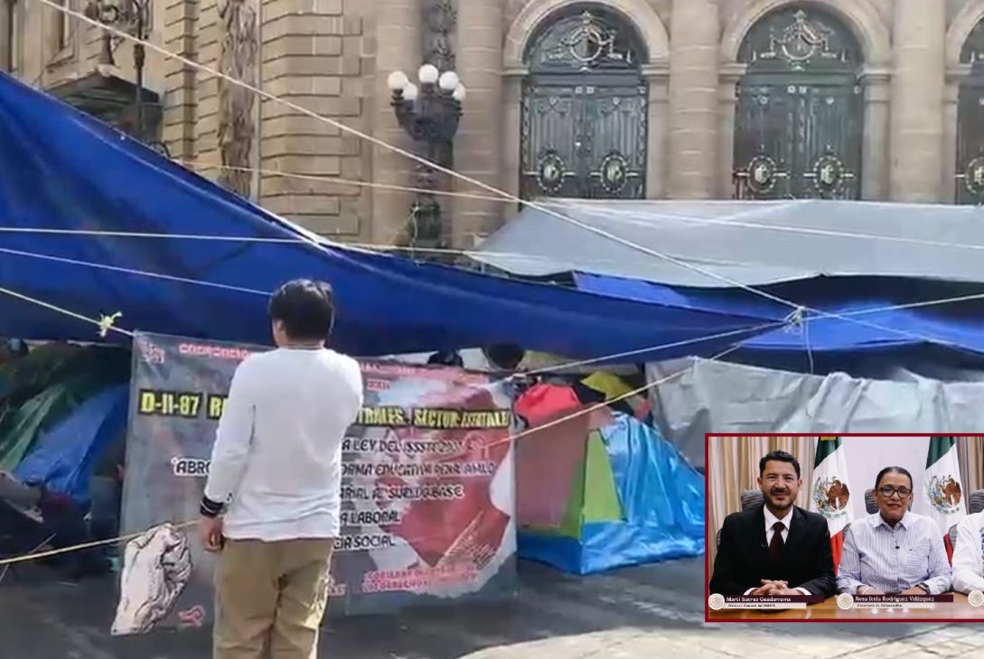 La incapacidad política del Gobierno federal para sentar a negociar y aplacar a la CNTE causa también fuertes estragos al Congreso de la Ciudad de México y todo el entorno en el que laboran miles de personas y hay cientos de comercios, además de que es sitio de tránsito de neurálgico del Centro Histórico. FOTOS: Magacín CDMX
