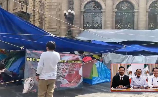 Al menos por algunos días –si es que no cambian de opinión intempestivamente–, al parecer la CDMX podrá descansar de los bloqueos y hechos violentos de la llamada ala (más) radical de la CNTE. FOTOS: Especial