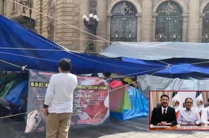 La incapacidad política del Gobierno federal para sentar a negociar y aplacar a la CNTE causa también fuertes estragos al Congreso de la Ciudad de México y todo el entorno en el que laboran miles de personas y hay cientos de comercios, además de que es sitio de tránsito de neurálgico del Centro Histórico. FOTOS: Magacín CDMX